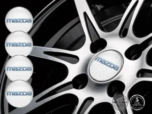 Mazda Aufkleber auf Felgen Hochwertiges Silikon-Design